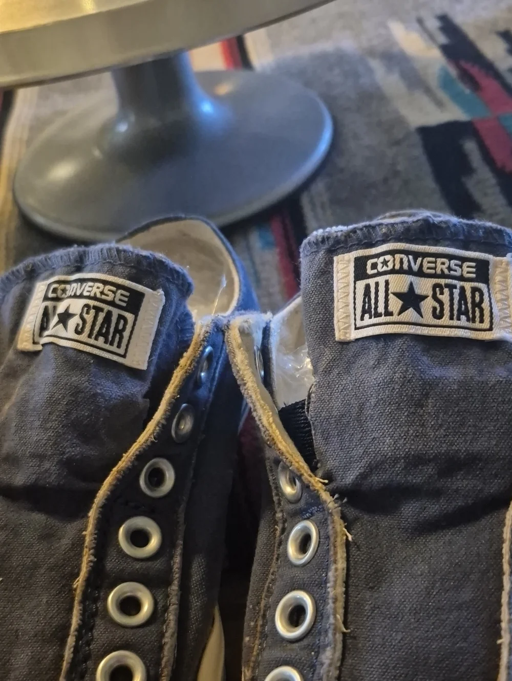 Converse Chuck Taylor Laceless All Star Low Profile Blue Denim Womens Sz.6.5.(#)
